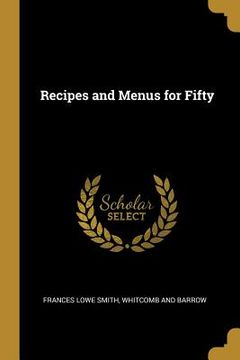 portada Recipes and Menus for Fifty (en Inglés)