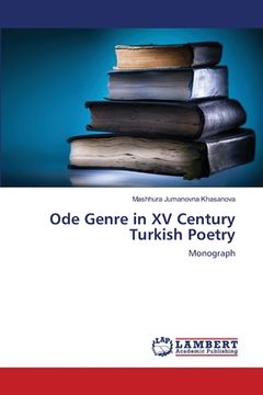 portada Ode Genre in XV Century Turkish Poetry (en Inglés)