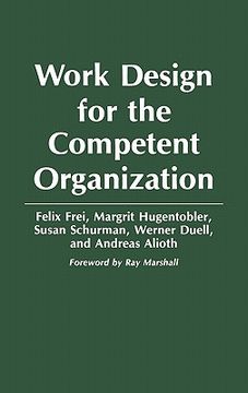 portada work design for the competent organization (en Inglés)