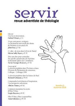portada Servir N°3: Revue adventiste de théologie - Automne 2018 (en Francés)