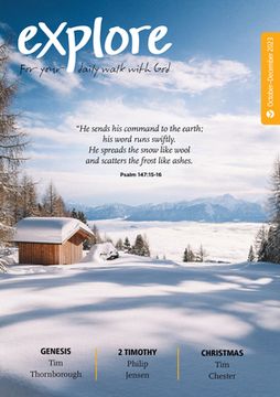 portada Explore (Oct-Dec 2023): For Your Daily Walk with God (en Inglés)