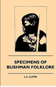 portada specimens of bushman folklore (en Inglés)