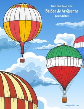 portada Livro para Colorir de Balões de Ar Quente para Adultos (in Portuguese)