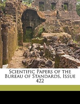 portada scientific papers of the bureau of standards, issue 422 (en Inglés)