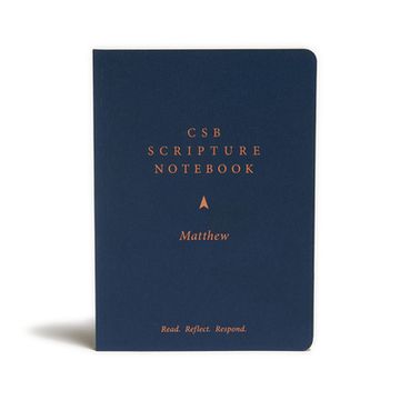 portada CSB Scripture Notebook, Matthew: Read. Reflect. Respond. (en Inglés)
