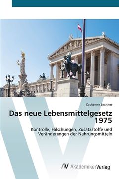 portada Das neue Lebensmittelgesetz 1975 (en Alemán)