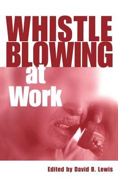 portada whistleblowing at work (en Inglés)