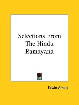 portada selections from the hindu ramayana (en Inglés)