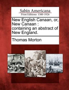 portada new english canaan, or, new canaan: containing an abstract of new england. (en Inglés)