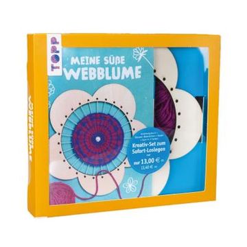 portada Kreativ-Set Meine Süße Webblume (Buch + Material) (in German)