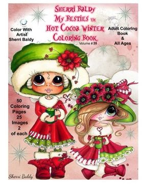 portada Sherri Baldy My-Besties Hot Cocoa Christmas Coloring Book