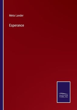 portada Esperance (in English)
