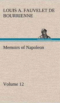 portada memoirs of napoleon - volume 12 (en Inglés)