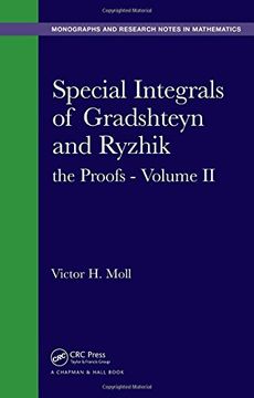 portada Special Integrals of Gradshteyn and Ryzhik: The Proofs - Volume II (en Inglés)