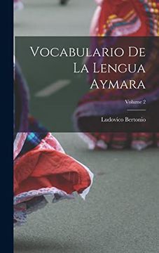 portada Vocabulario de la Lengua Aymara; Volume 2