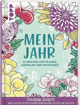 portada Colorful Secrets: Mein Jahr - mit Zauberpapier: 52 Wochen zum Planen, Ausmalen und Entdecken (en Alemán)