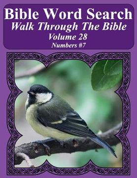 portada Bible Word Search Walk Through The Bible Volume 28: Numbers #7 Extra Large Print (en Inglés)