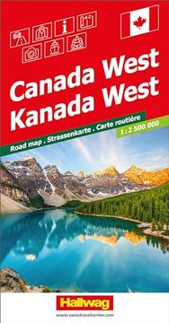 portada Kanada (West), Strassenkarte 1: 2,5Mio.