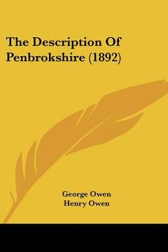 portada the description of penbrokshire (1892) (en Inglés)
