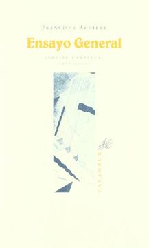 portada Ensayo General (Poesía 1972-1999)