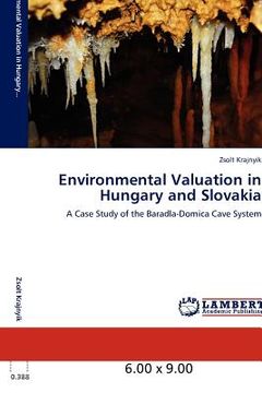 portada environmental valuation in hungary and slovakia (en Inglés)