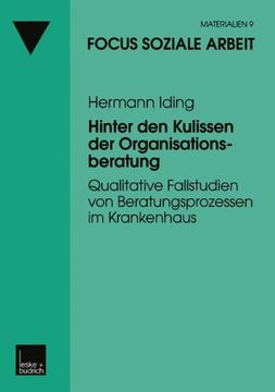 portada Hinter den Kulissen der Organisationsberatung (Focus Soziale Arbeit)