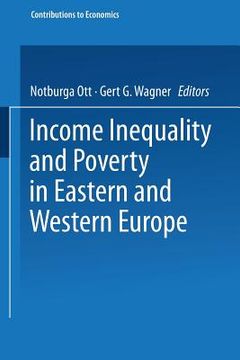 portada income inequality and poverty in eastern and western europe (en Inglés)