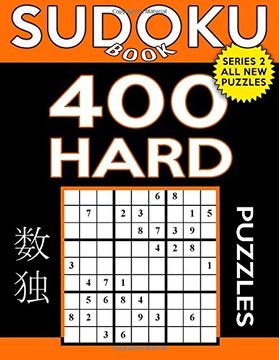 portada Sudoku Book 400 Hard Puzzles: Sudoku Puzzle Book With Only One Level of Difficulty: Volume 7 (Sudoku Book Series  2)