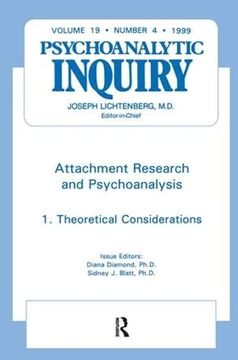 portada Attachment Research and Psychoanalysis: Psychoanalytic Inquiry, 19.4 (en Inglés)
