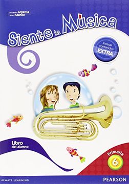 portada Siente la Música, 6 Educación Primaria (Paperback) (in Spanish)