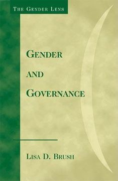 portada gender and governance (en Inglés)