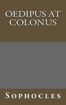 portada Oedipus at Colonus (en Inglés)