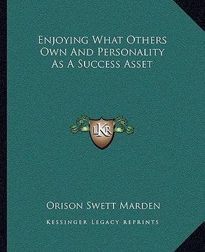 portada enjoying what others own and personality as a success asset (in English)