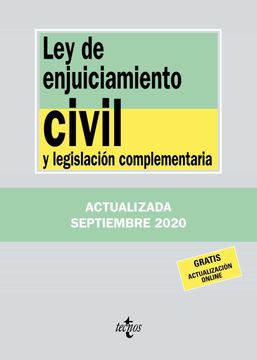 portada Ley de Enjuiciamiento Civil y Legislación Complementaria