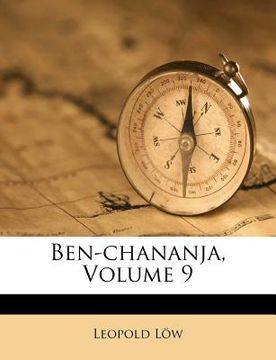 portada ben-chananja, volume 9 (in English)