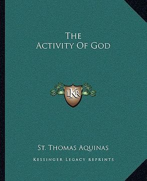 portada the activity of god (en Inglés)