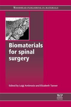 portada Biomaterials for Spinal Surgery (en Inglés)