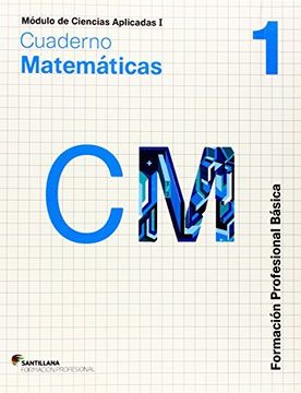 portada CIENCIAS APLICADAS I CUADERNO MATEMATICAS 1 FORMACION PROFESIONAL BASICA