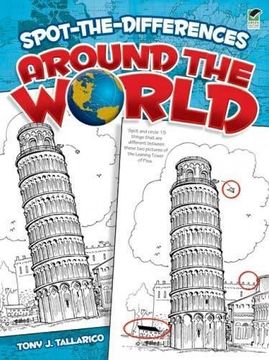 portada Spot-The-Differences Around the World (Dover Children's Activity Books) (en Inglés)