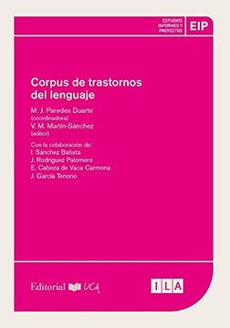 portada Corpus de Trastornos del Lenguaje (in Spanish)