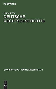 portada Deutsche Rechtsgeschichte (en Alemán)