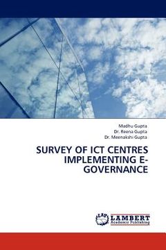 portada survey of ict centres implementing e-governance (en Inglés)