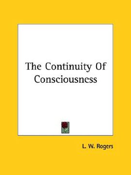 portada the continuity of consciousness (en Inglés)