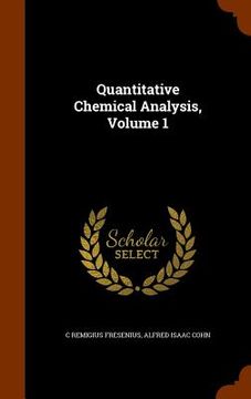 portada Quantitative Chemical Analysis, Volume 1 (in English)