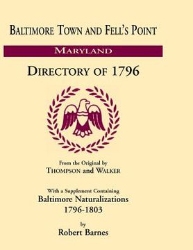 portada Baltimore and Fell's Point Directory of 1796 (en Inglés)