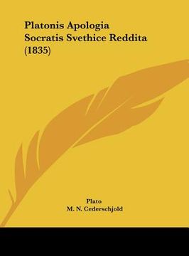 portada Platonis Apologia Socratis Svethice Reddita (1835) (en Latin)
