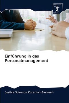 portada Einführung in das Personalmanagement (en Alemán)