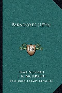portada paradoxes (1896) (in English)