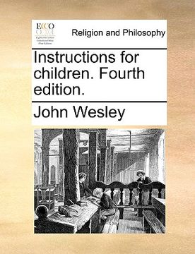 portada instructions for children. fourth edition. (en Inglés)