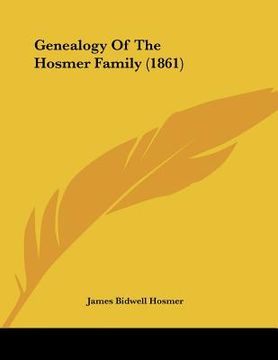 portada genealogy of the hosmer family (1861) (en Inglés)